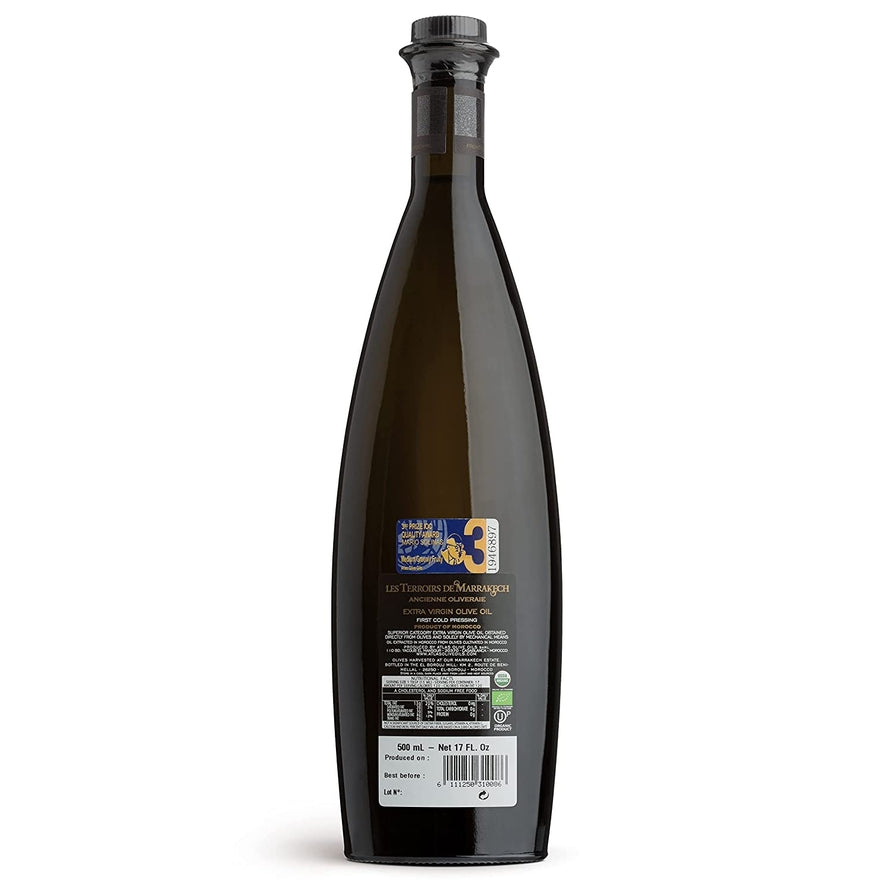 Les Terroirs de Marrakech Organic Extra Virgin Olive Oil – 500 mL