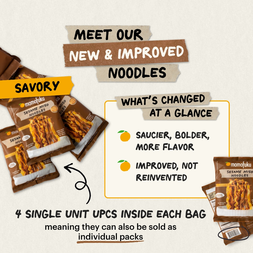 Sesame Miso Noodles | 4 Packs