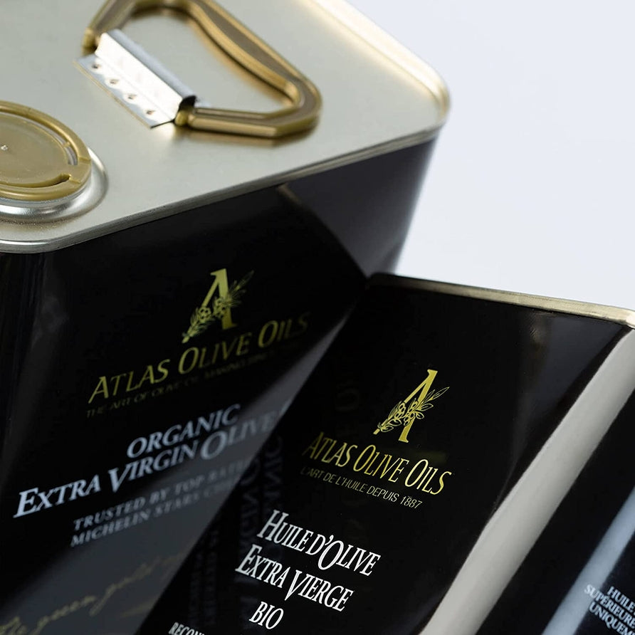 Atlas Olive Oils Organic Extra Virgin Olive Oil Tin
