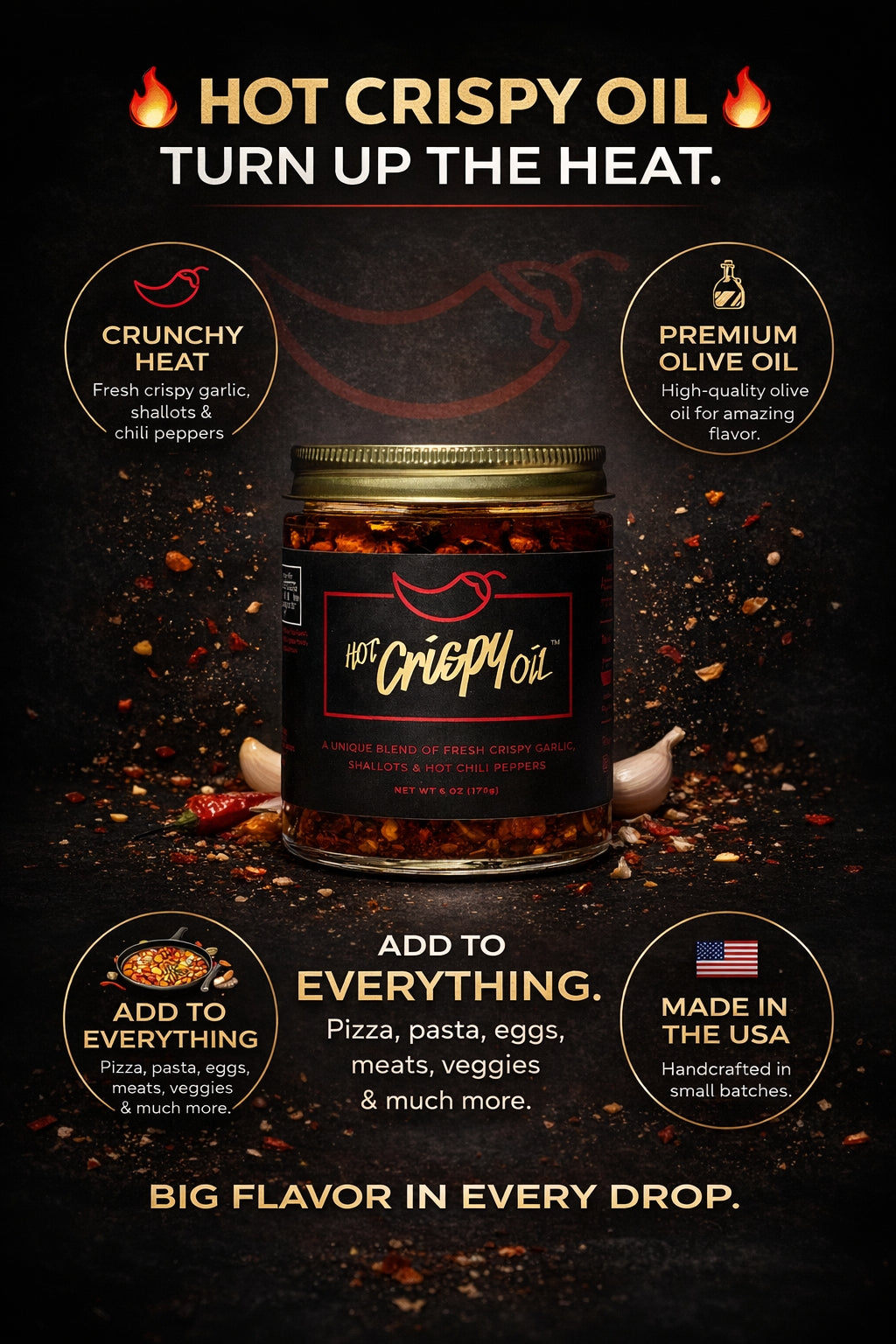 Hot Crispy Oil — Original (6 fl oz)