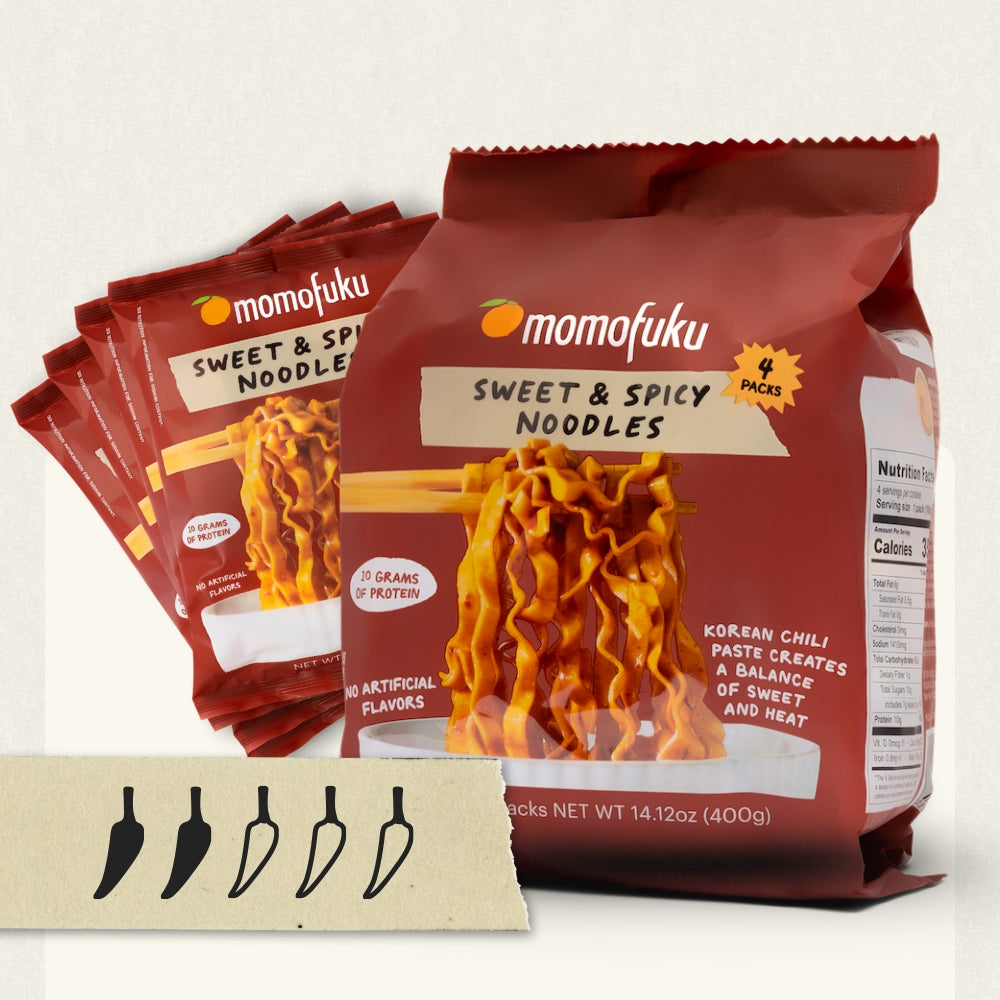 Momofuku – Sweet & Spicy Noodles – 4 Pack (400 g)