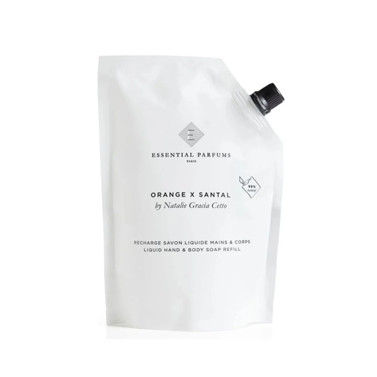 Essential Parfums Orange X Santal Hand & Body Soap Refill — 500gr