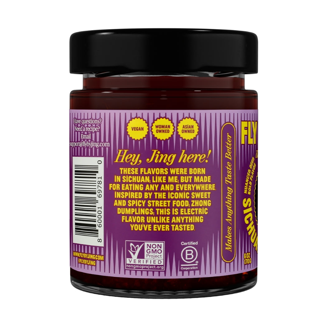 Fly By Jing – Sweet + Spicy Sichuan Chili Sauce – 6 oz