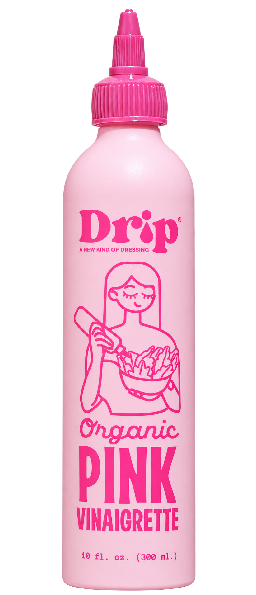 Drip Organic Pink Vinaigrette — 300 mL bottle, official product image
