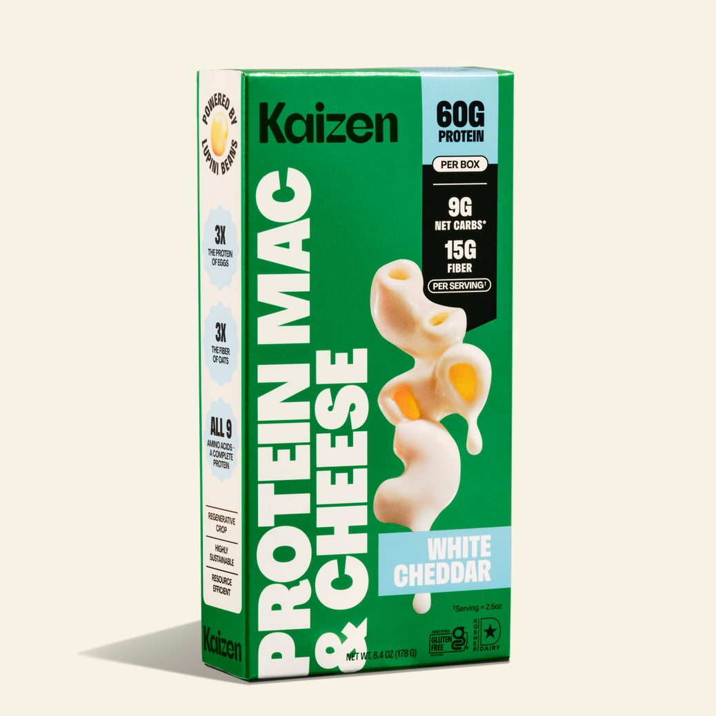 Kaizen White Cheddar Protein Mac & Cheese
