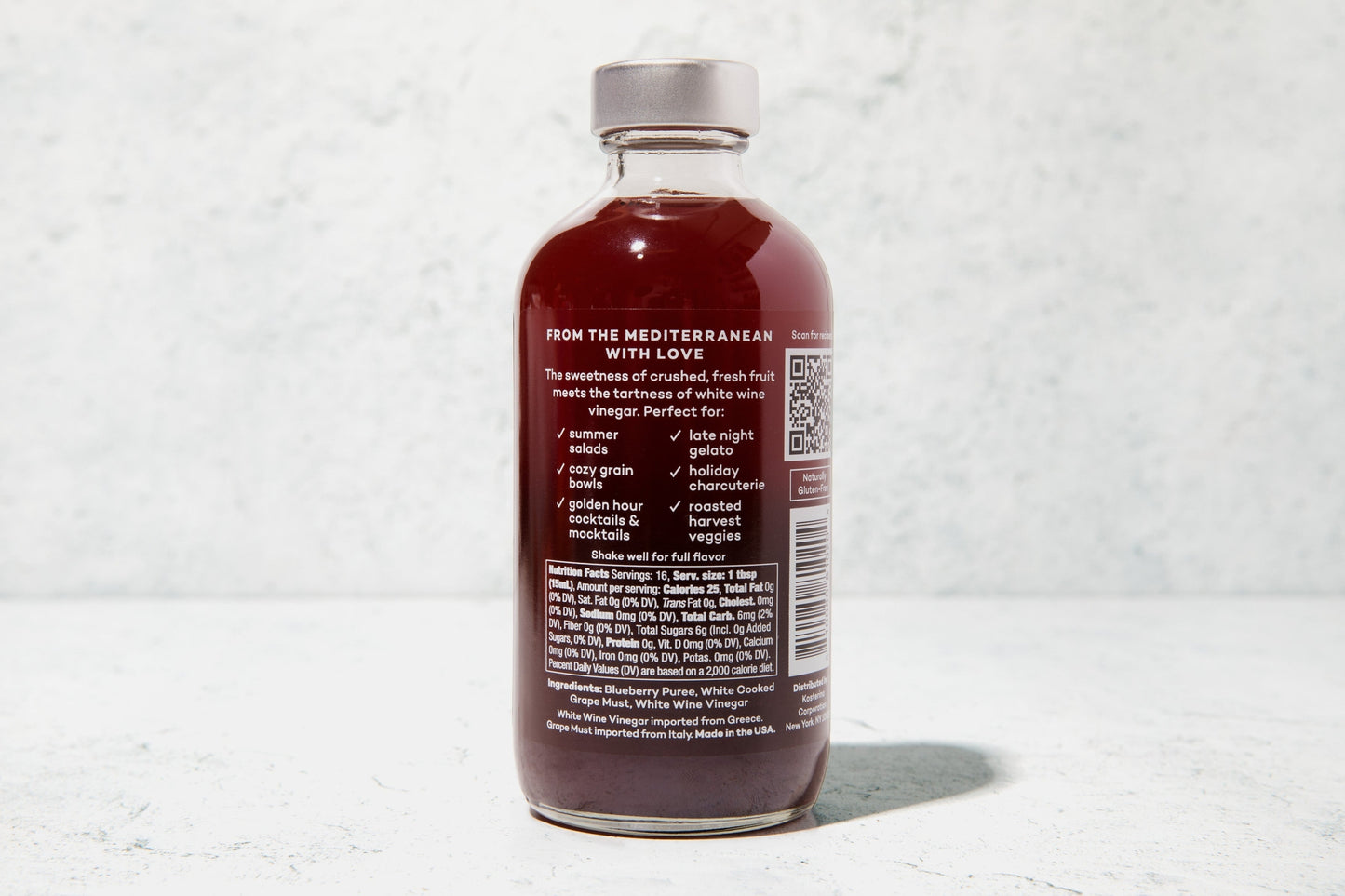 Kosterina Crushed Blueberry Vinegar 8 oz