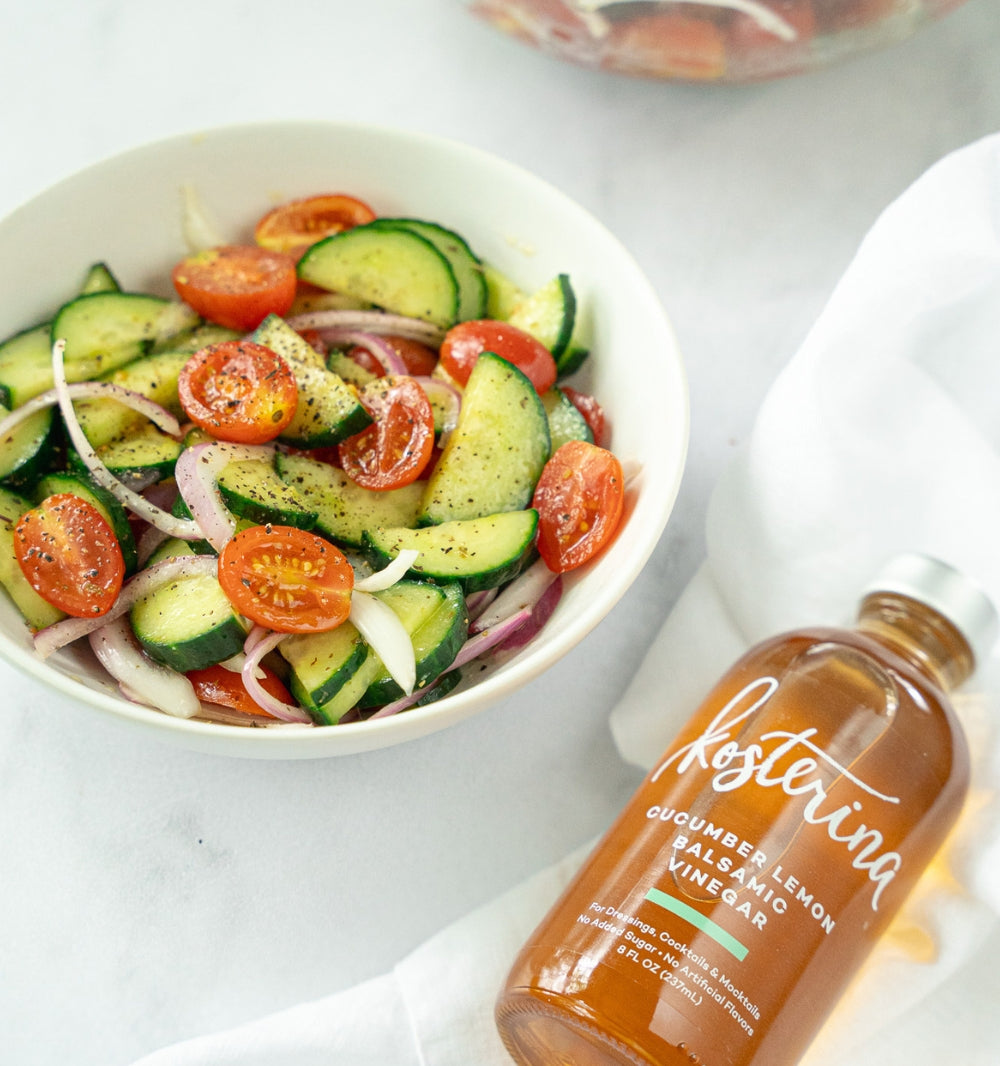 Kosterina Cucumber Lemon Balsamic Vinegar – 8 oz