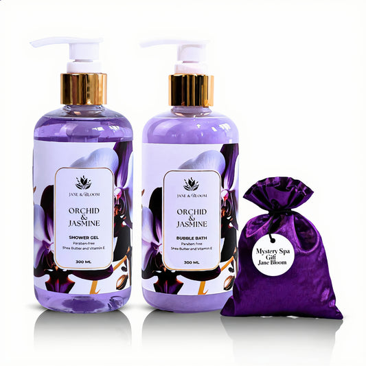 Jasmine & Orchid Shower Gel + Bubble Bath + Mystery SPA Gift