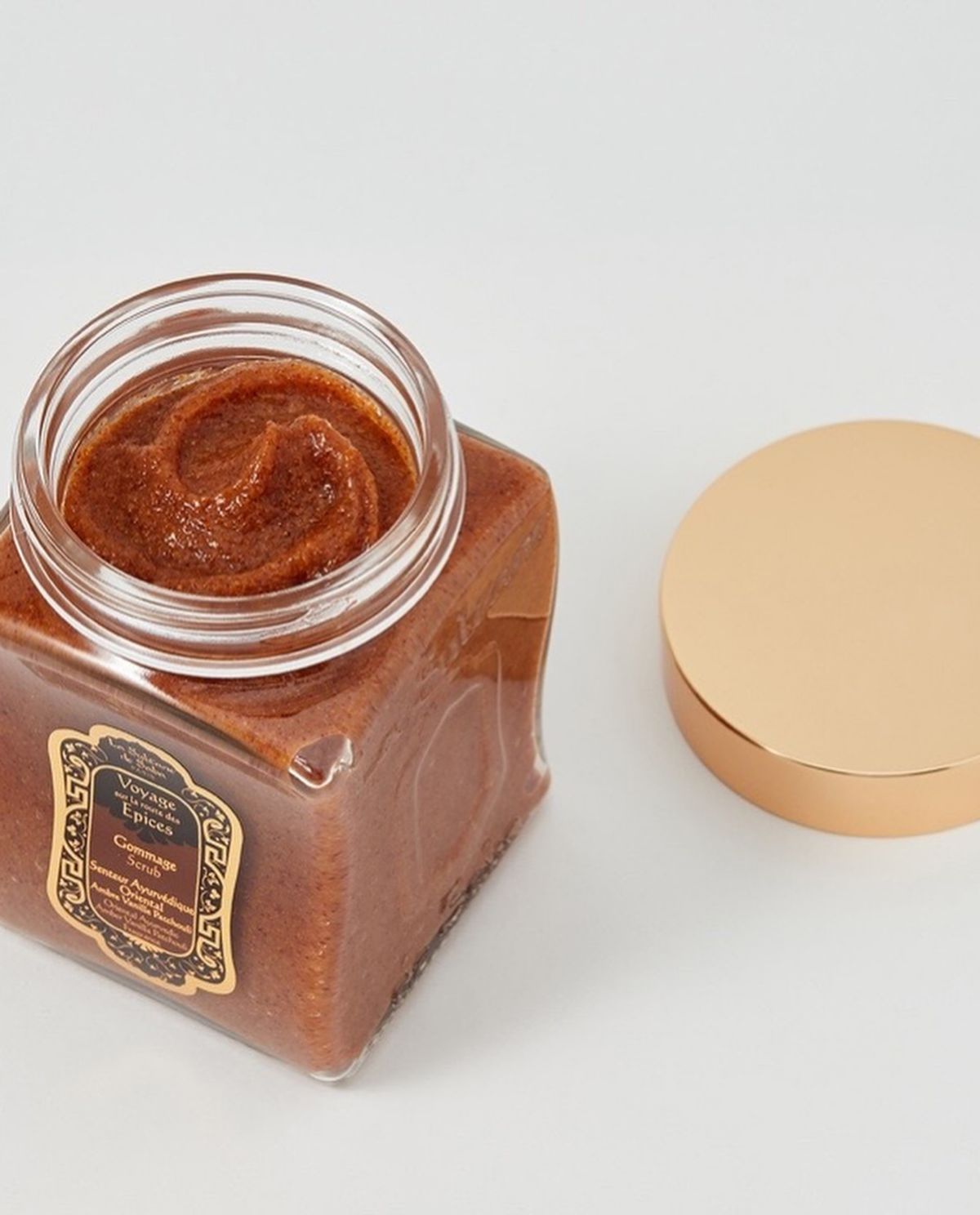 Body Scrub – Ayurvedic Treatment Amber Vanilla Patchouli – Journey to the Spices Route