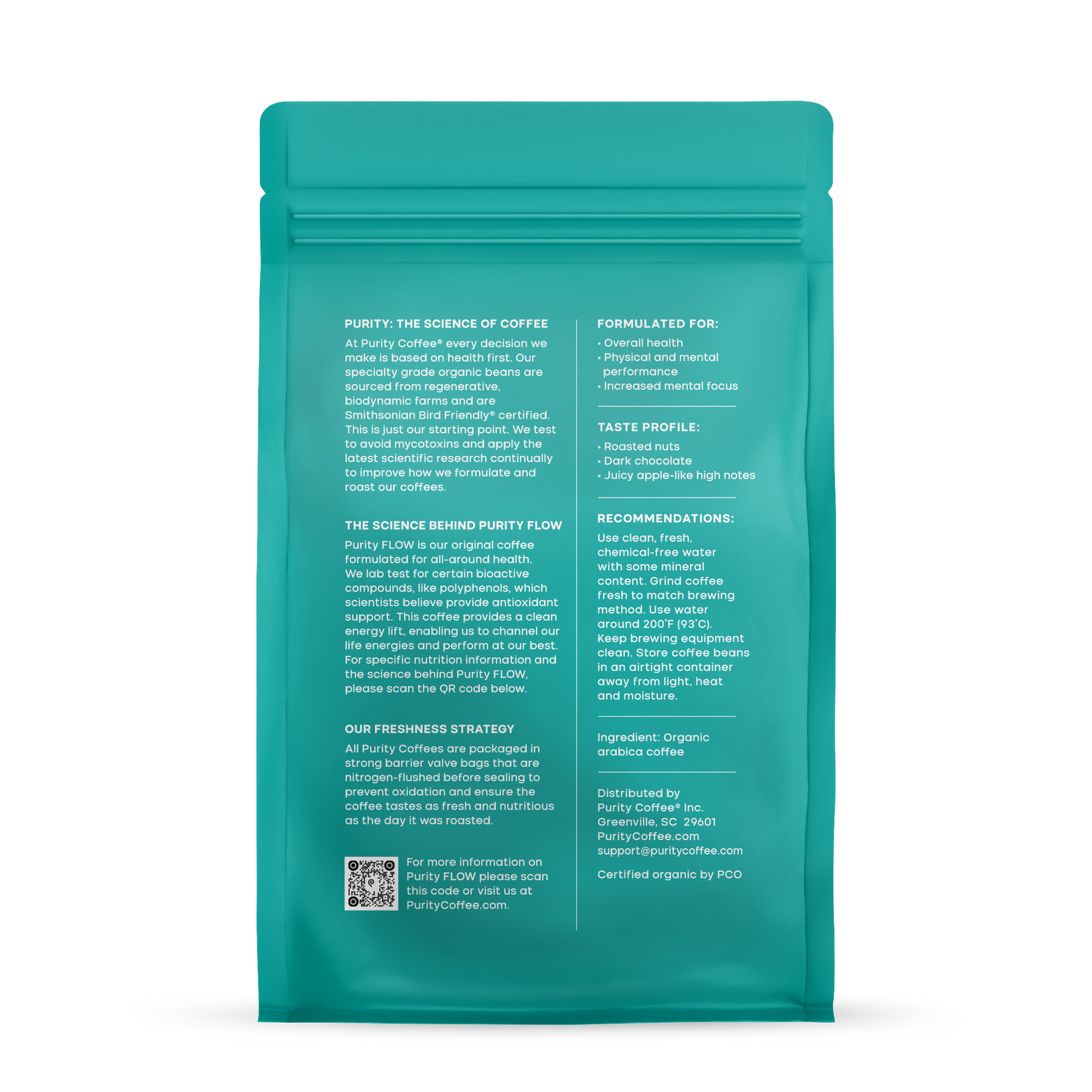 FLOW : Torréfaction moyenne originale – Café en grains entiers – 340 g
