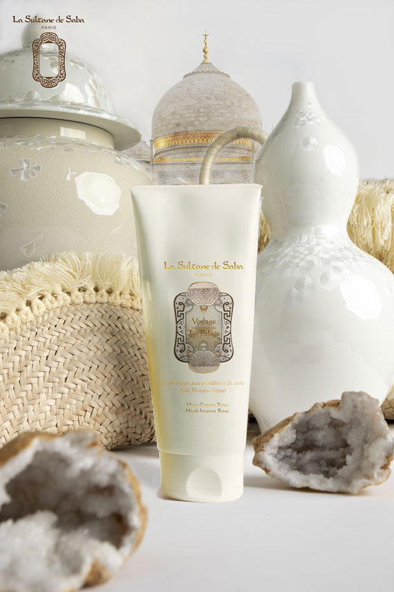 Silk Protein Scrub - Musk Incense Rose