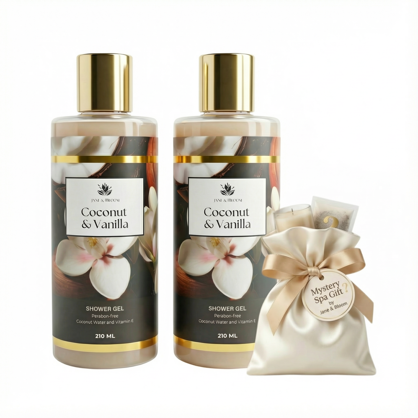 Vanilla & Coconut Shower Gel + Shower Gel + Mystery SPA Gift