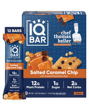 IQBAR Salted Caramel Chip — 12-bar box