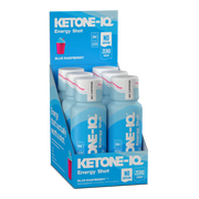 Ketone-IQ Caffeine-Free Shot, Blue Raspberry, 6 Bottles, 2 fl oz (59 ml) Each