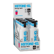 Ketone-IQ +Caffeine Shot, Blue Raspberry, 6 Bottles, 2 fl oz (59 ml) Each