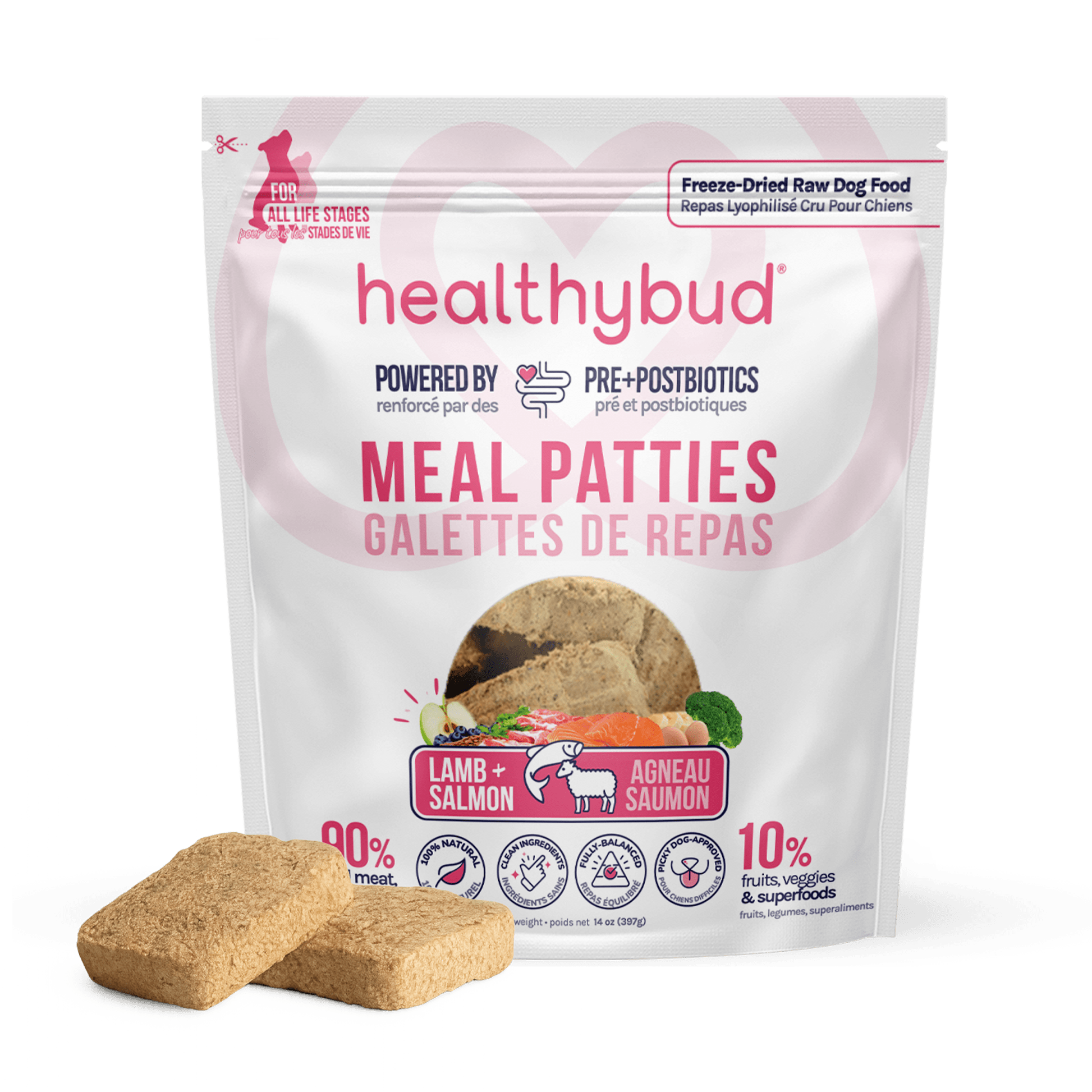 Lamb+Salmon Meal Patties