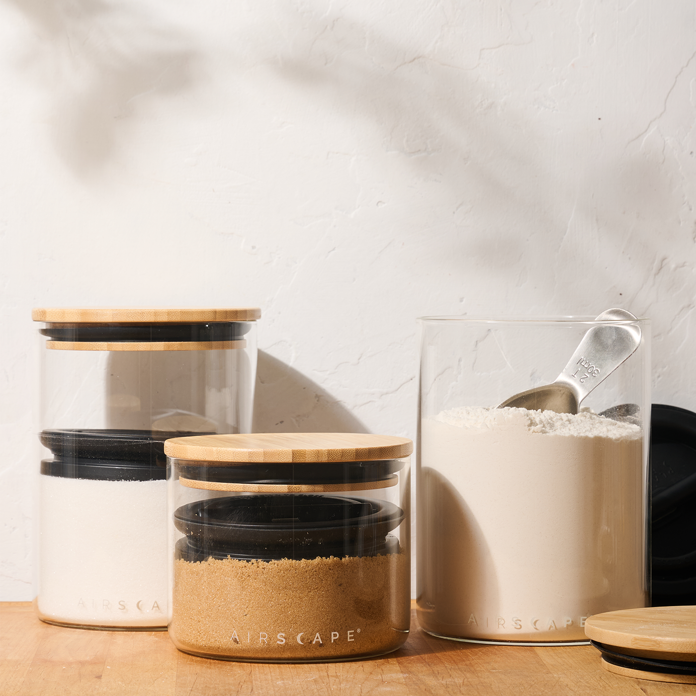 Glass Coffee Storage Canister 250g by Airscape®