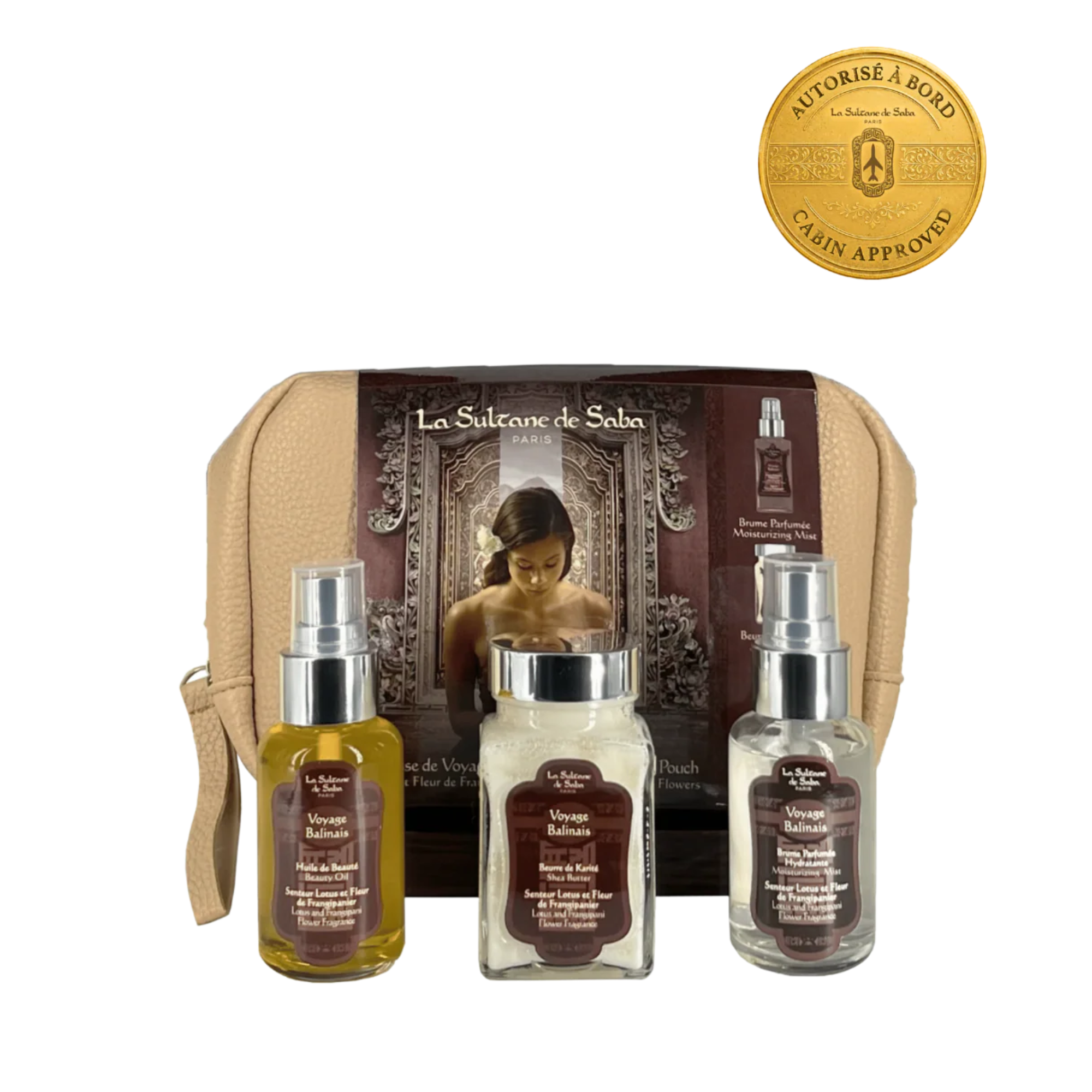 Body Gift Set with Body Mist – Lotus & Frangipani Flower – Journey to Bali