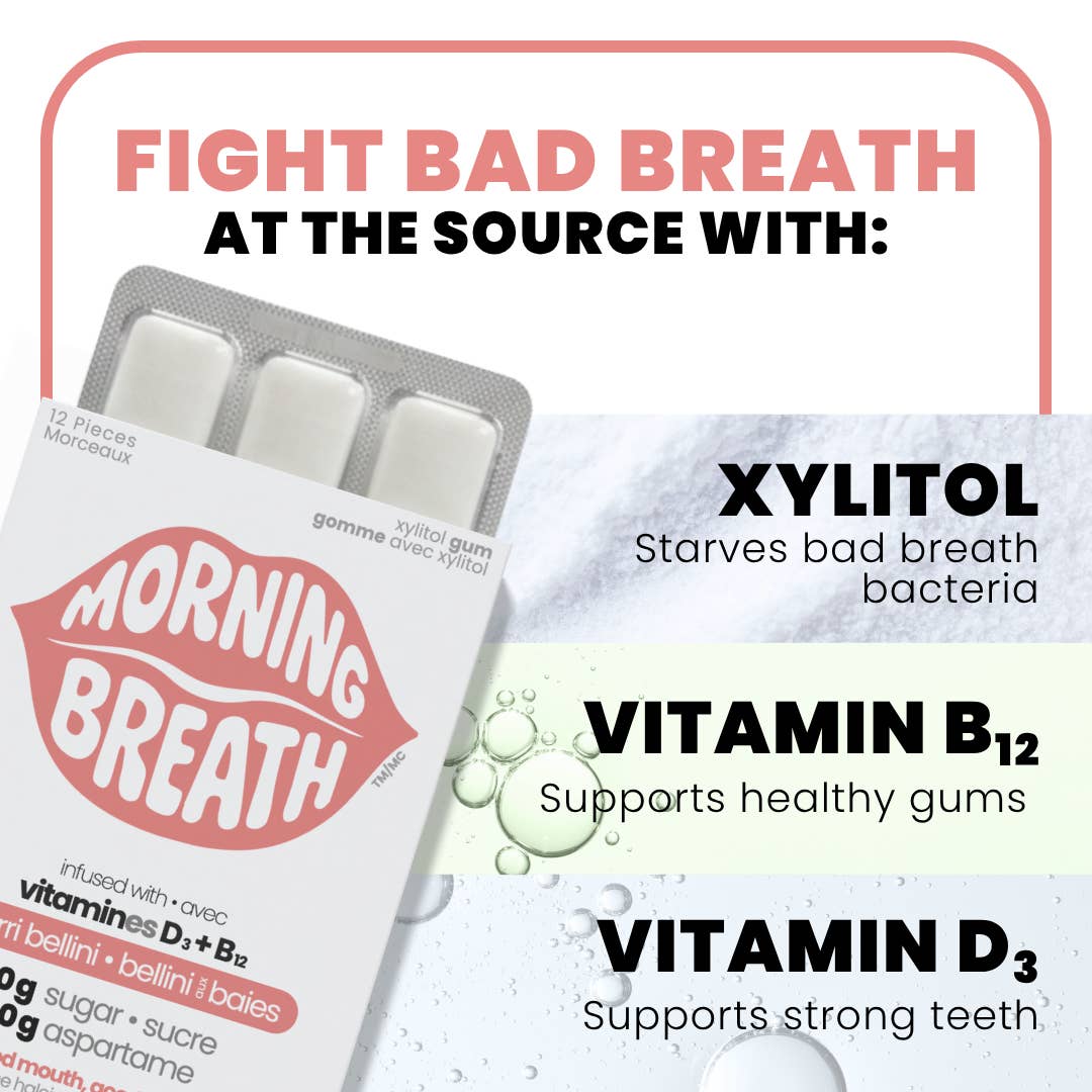 Morning Breath Berry gum