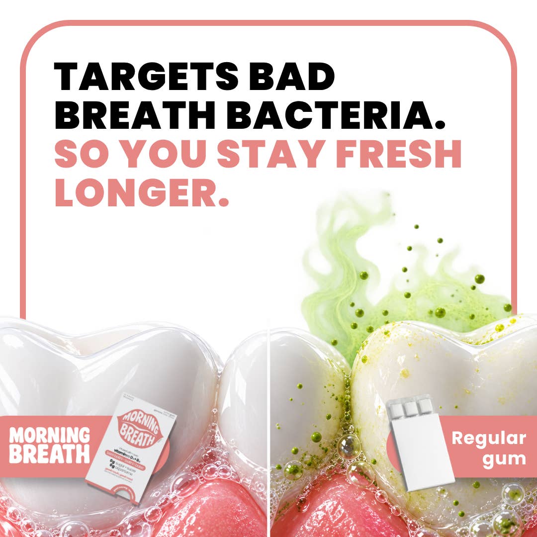 Morning Breath Berry gum