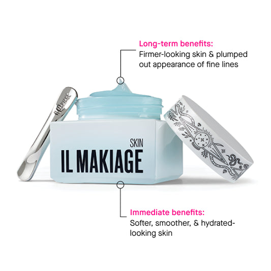Il Makiage Power Lift Plumping Cream Anti-Aging Collagen-Boost Priming & Plumping Cream Vegan Collagen + Retinol + Adenosine