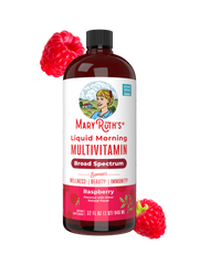 MaryRuth’s Liquid Morning Multivitamin — Raspberry, 32 fl oz — packaging