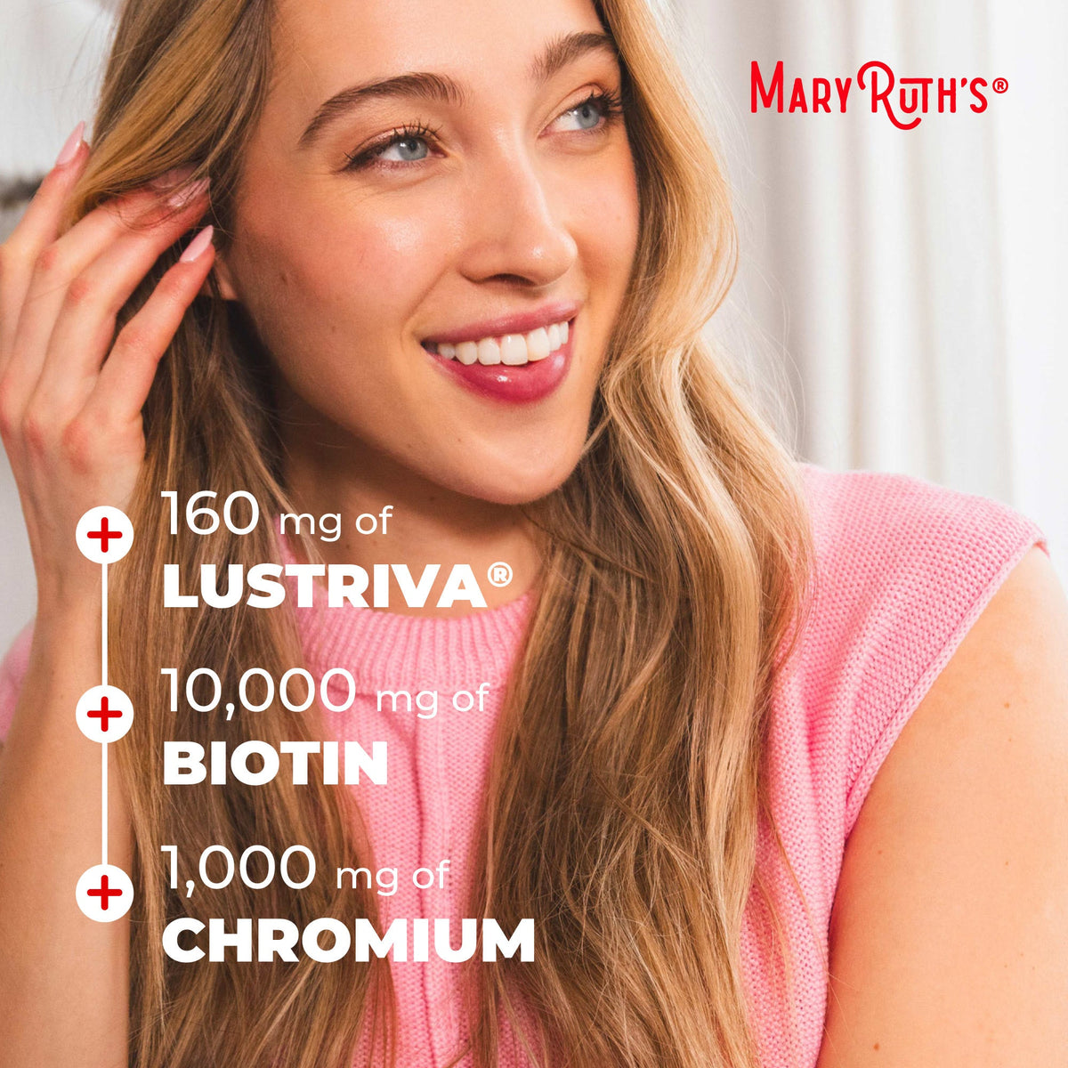 MaryRuth’s Liquid Morning Multivitamin + Hair Growth — Peach Mango, 30 fl oz — product information