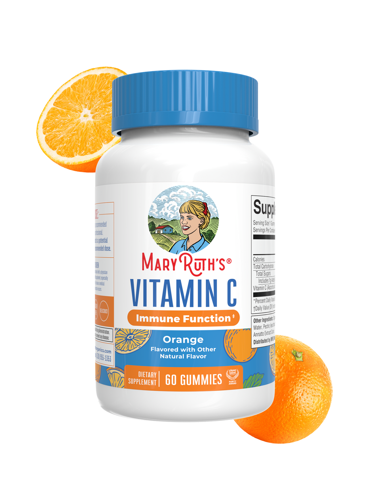 MaryRuth’s Vitamin C Gummies — Orange, 60 Gummies — packaging
