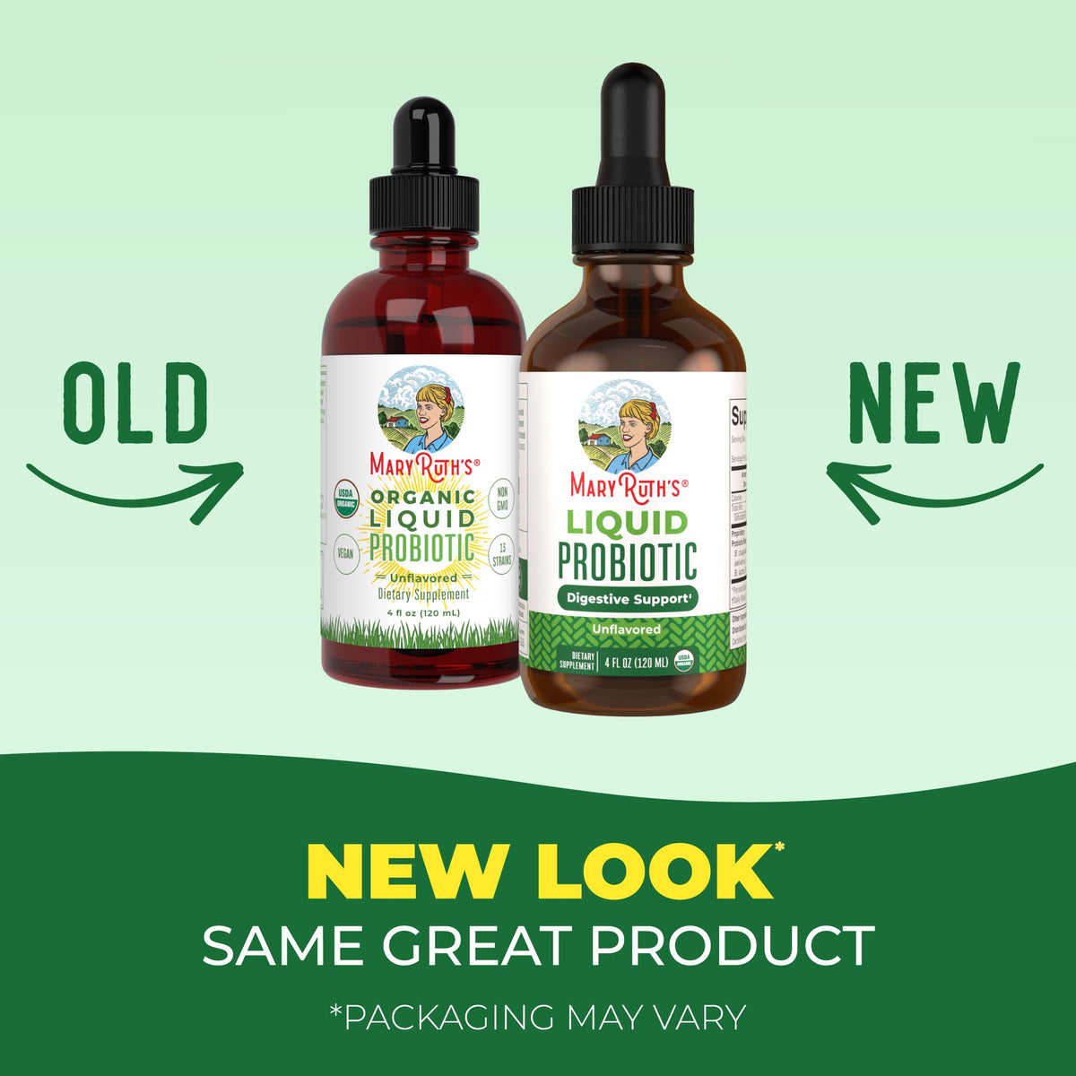 MaryRuth’s Organic Liquid Probiotic — Unflavored, 4 fl oz — product information