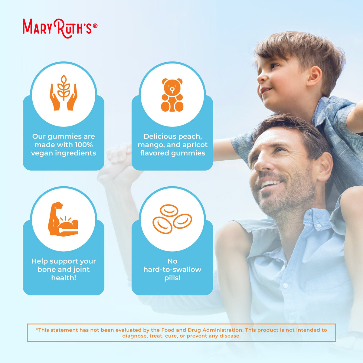 MaryRuth’s K2 + D3 Calcium Gummies — 60 Gummies — product information