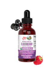 MaryRuth’s Organic Elderberry Liquid Drops — Raspberry Blueberry, 1 fl oz — packaging