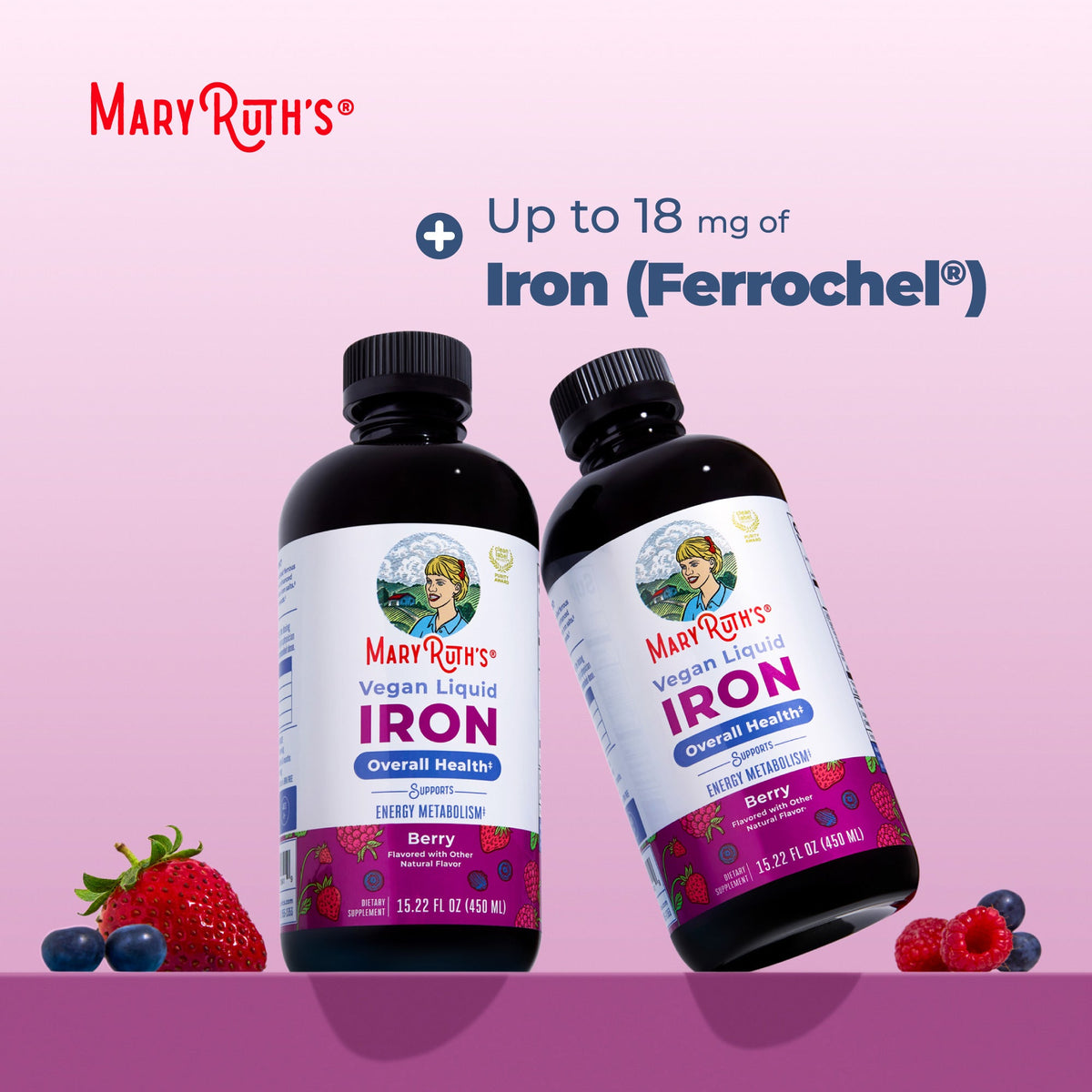 MaryRuth’s Liquid Iron — Berry, 15 fl oz — ingredients