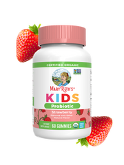 MaryRuth’s Organic Kids Probiotic Gummies — Strawberry, 60 Gummies — packaging