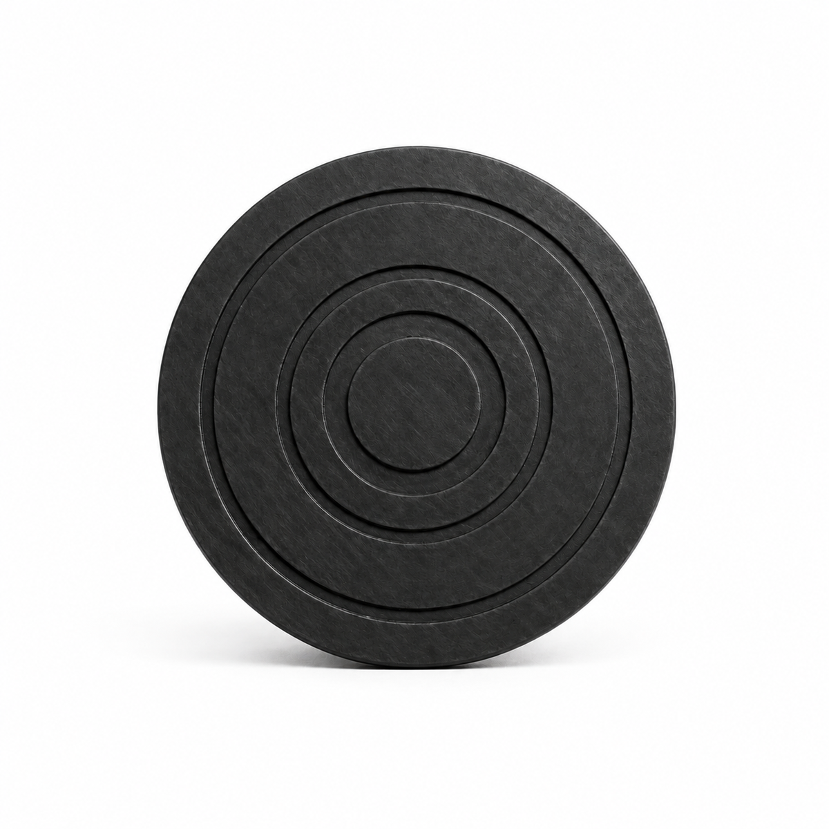 ORB Sponge + Drying Base — Concentric Charcoal Ring Disk
